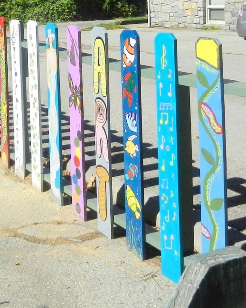 Community Mural Picket Fence
