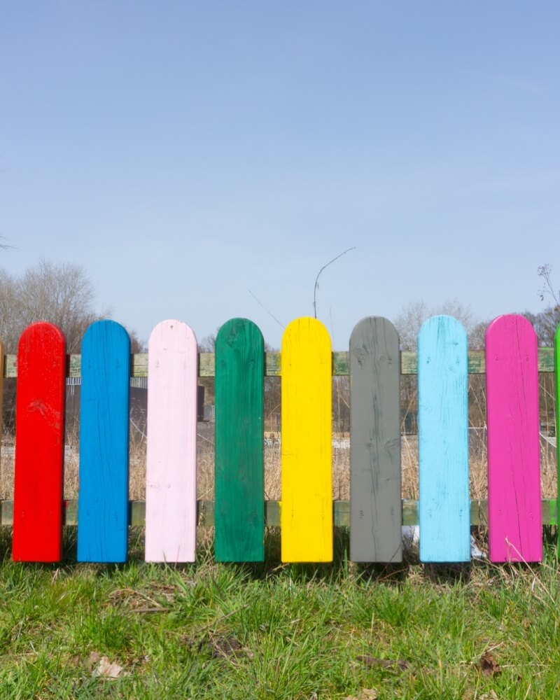 Crayola Picket Fence